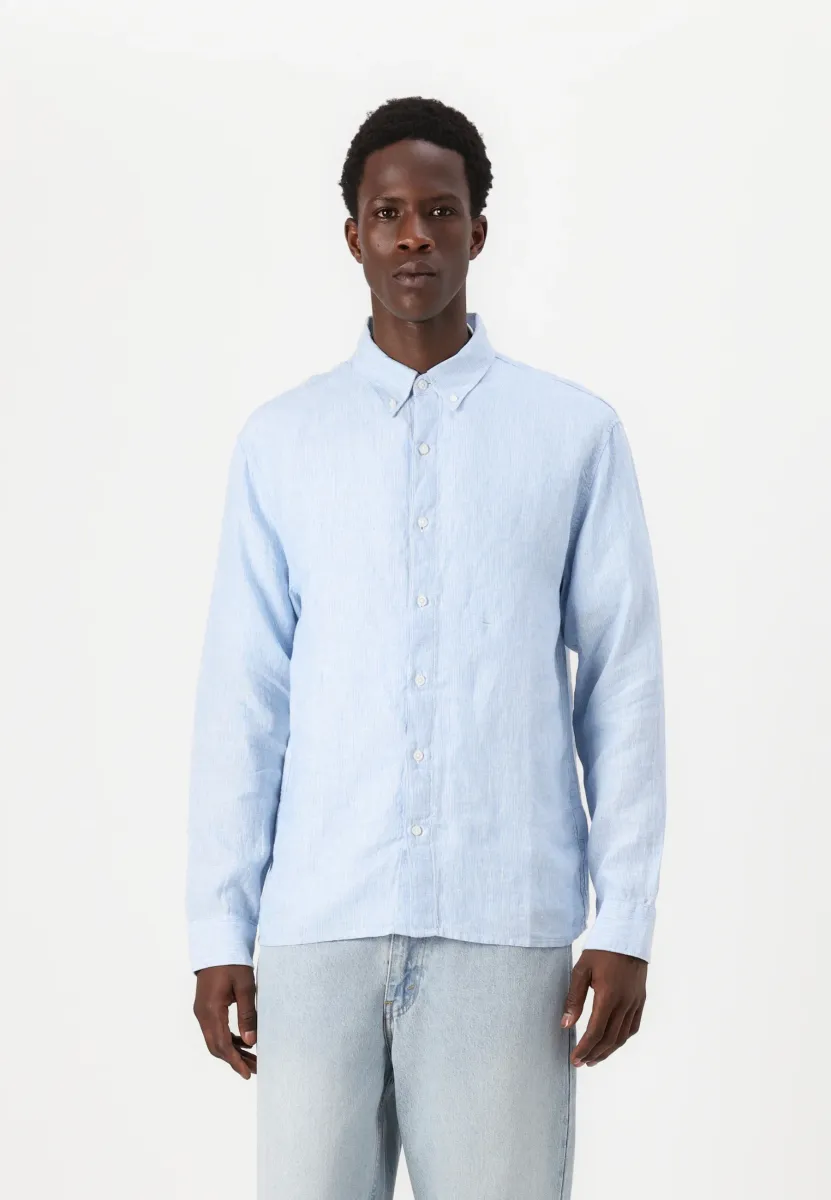 LAYER ON - Hemd - blue/white