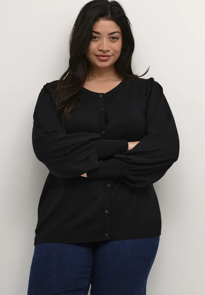 LAZZY - Strickjacke - black deep