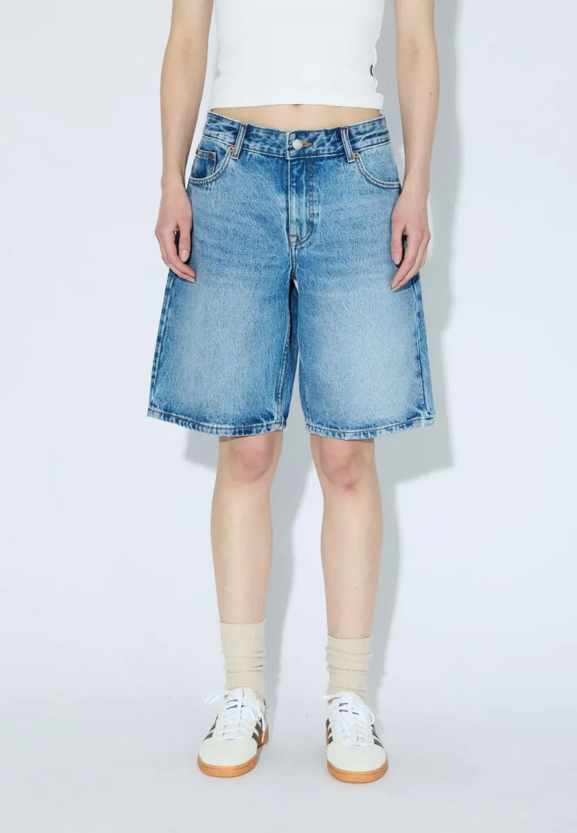 LEA - Jeans Shorts - stream sky fade