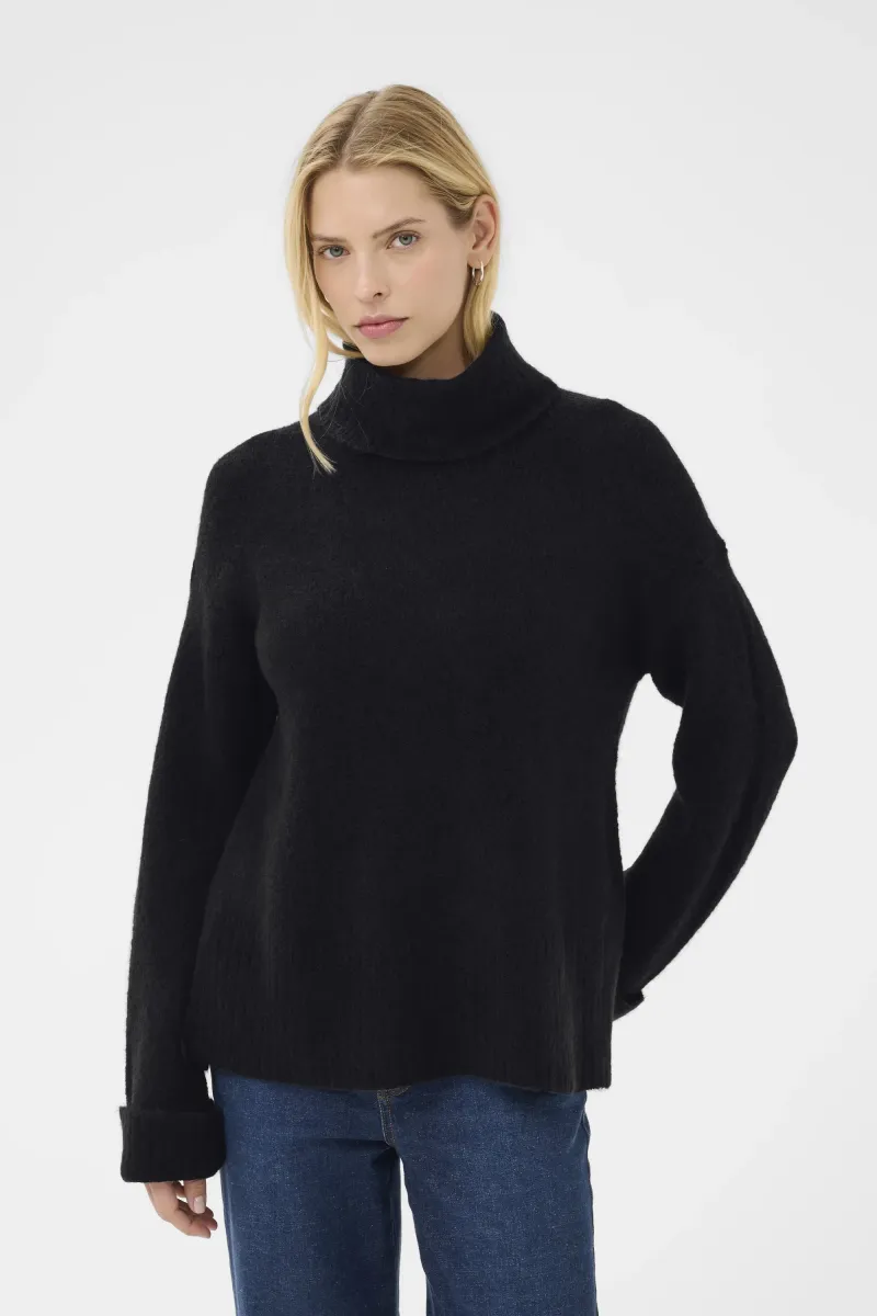 LEAHS - Strickpullover - dark navy