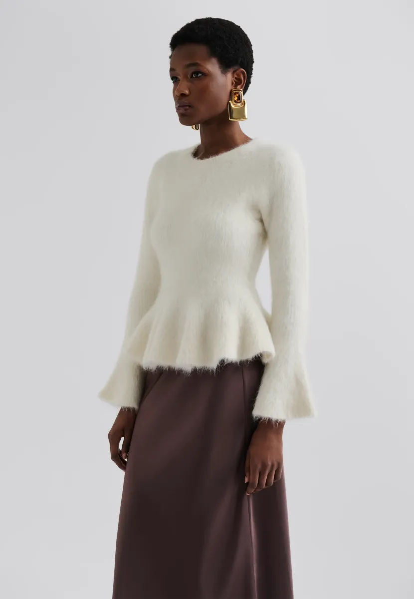 LEANDRA - Strickpullover - vanilla