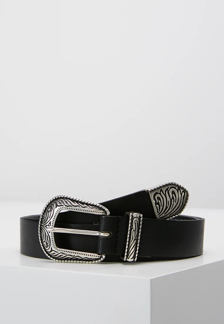 LEATHER BELT - Gürtel - schwarz