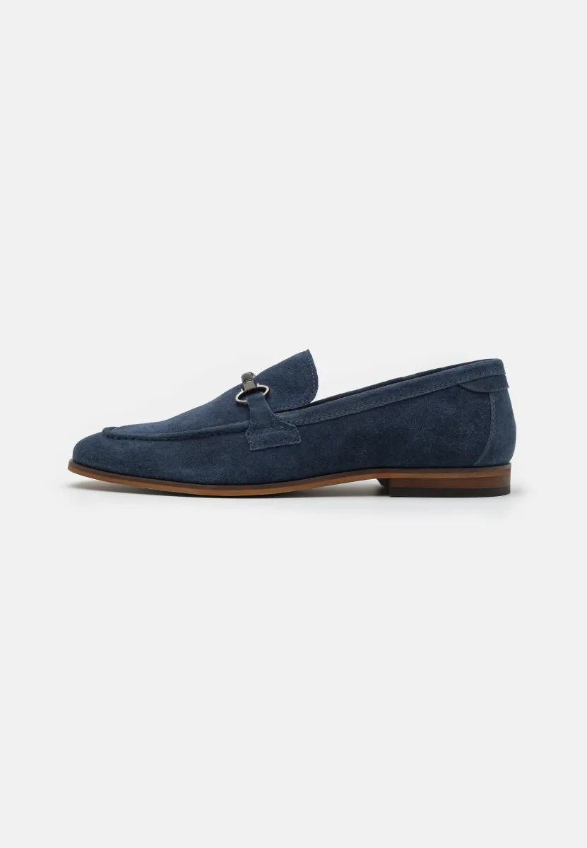 LEATHER - Business-Slipper - blue