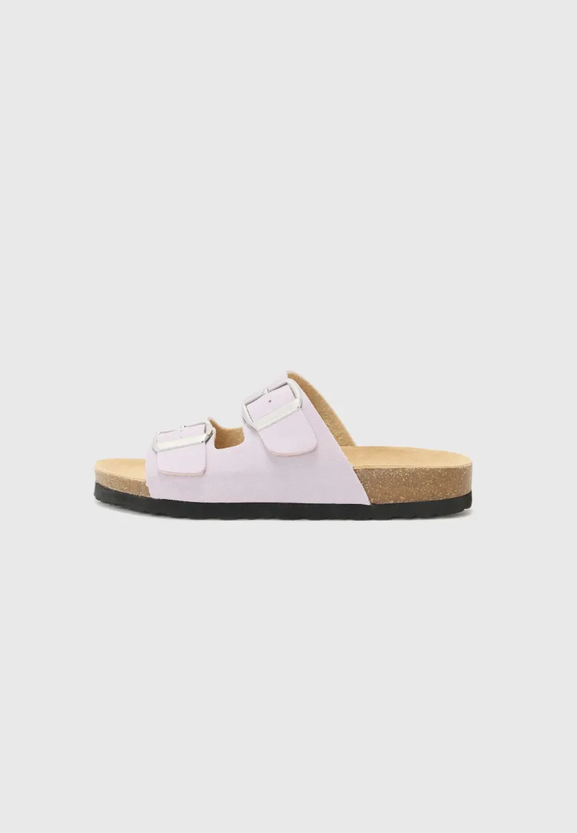 LEATHER - Pantolette flach - lilac