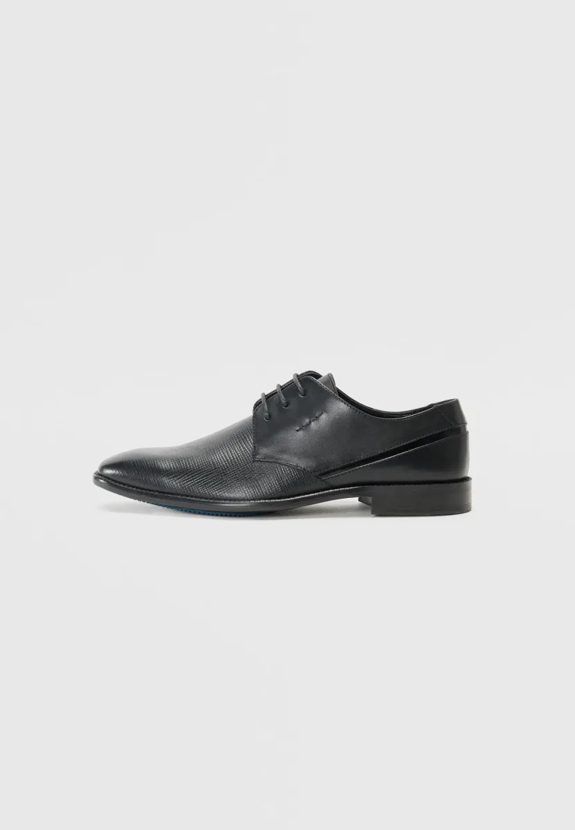 LEATHER - Schnürer - black