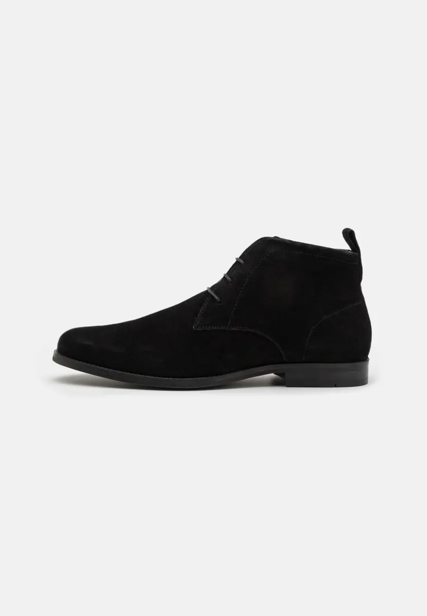 LEATHER - Schnürer - black