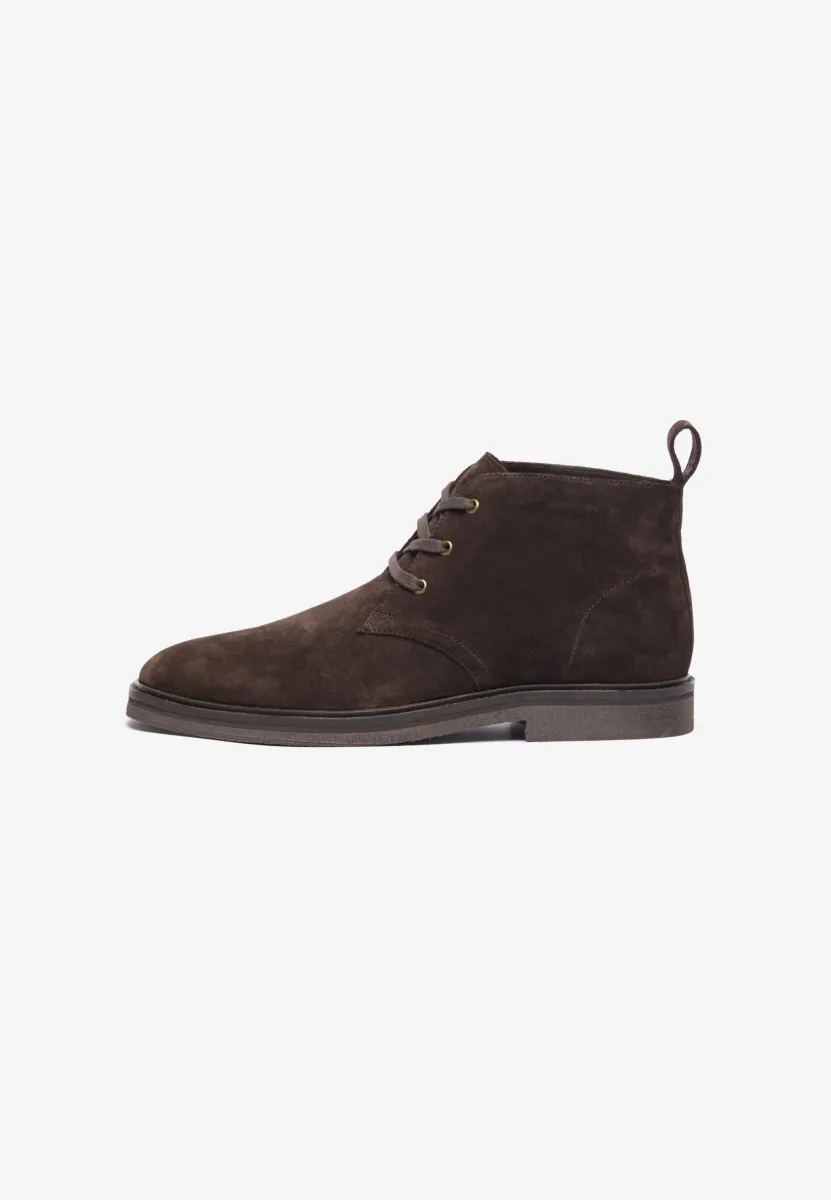LEATHER - Schnürer - brown