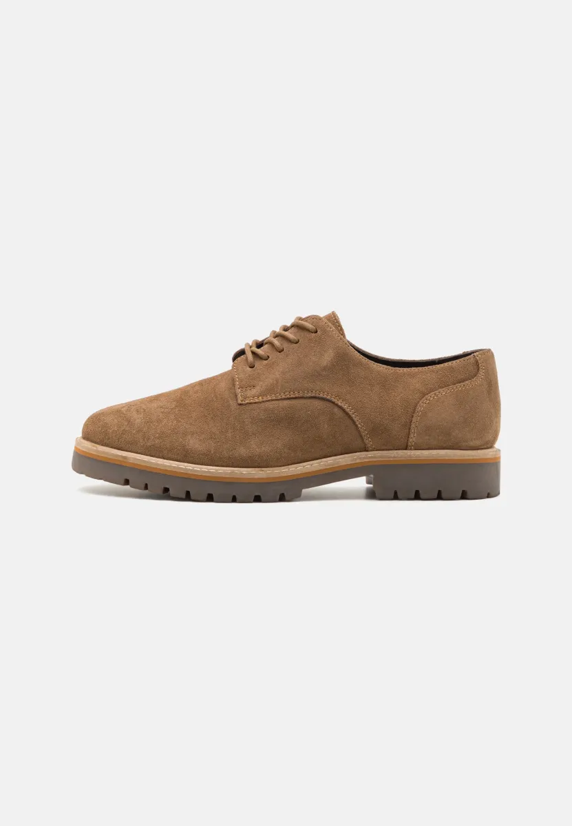 LEATHER - Schnürer - brown