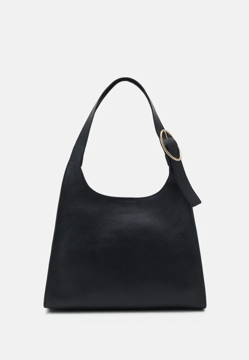 LEATHER - Shopping Bag - black