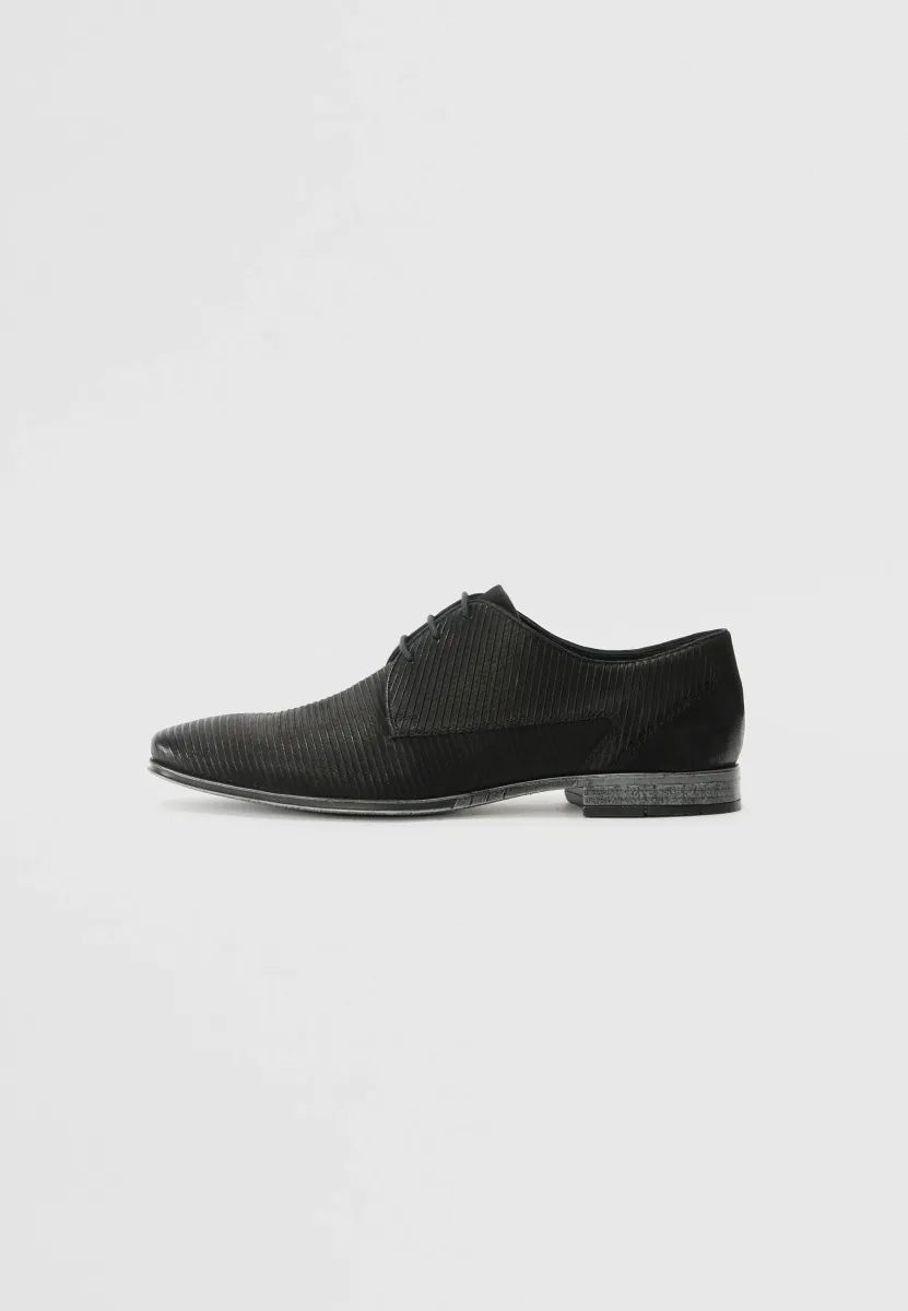 LEATHER - Slipper - black