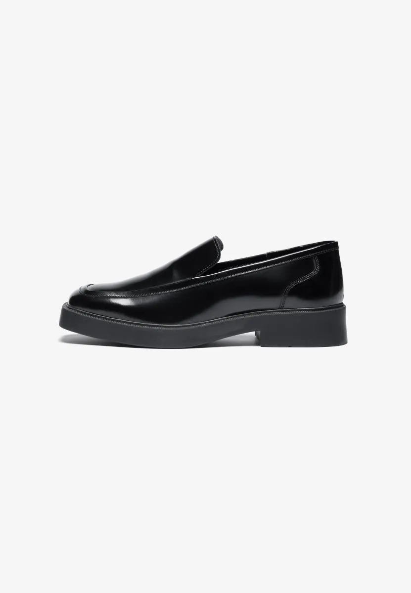 LEATHER - Slipper - black