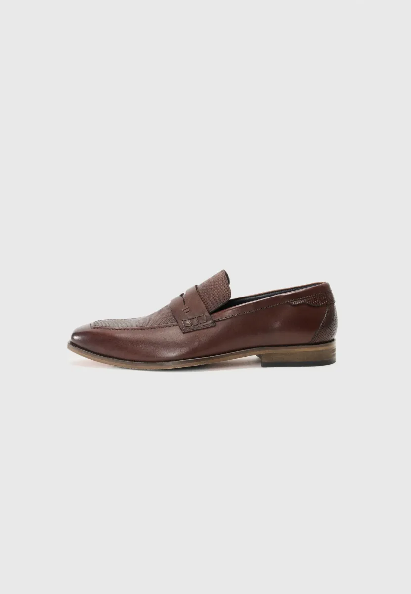 LEATHER - Slipper - brown