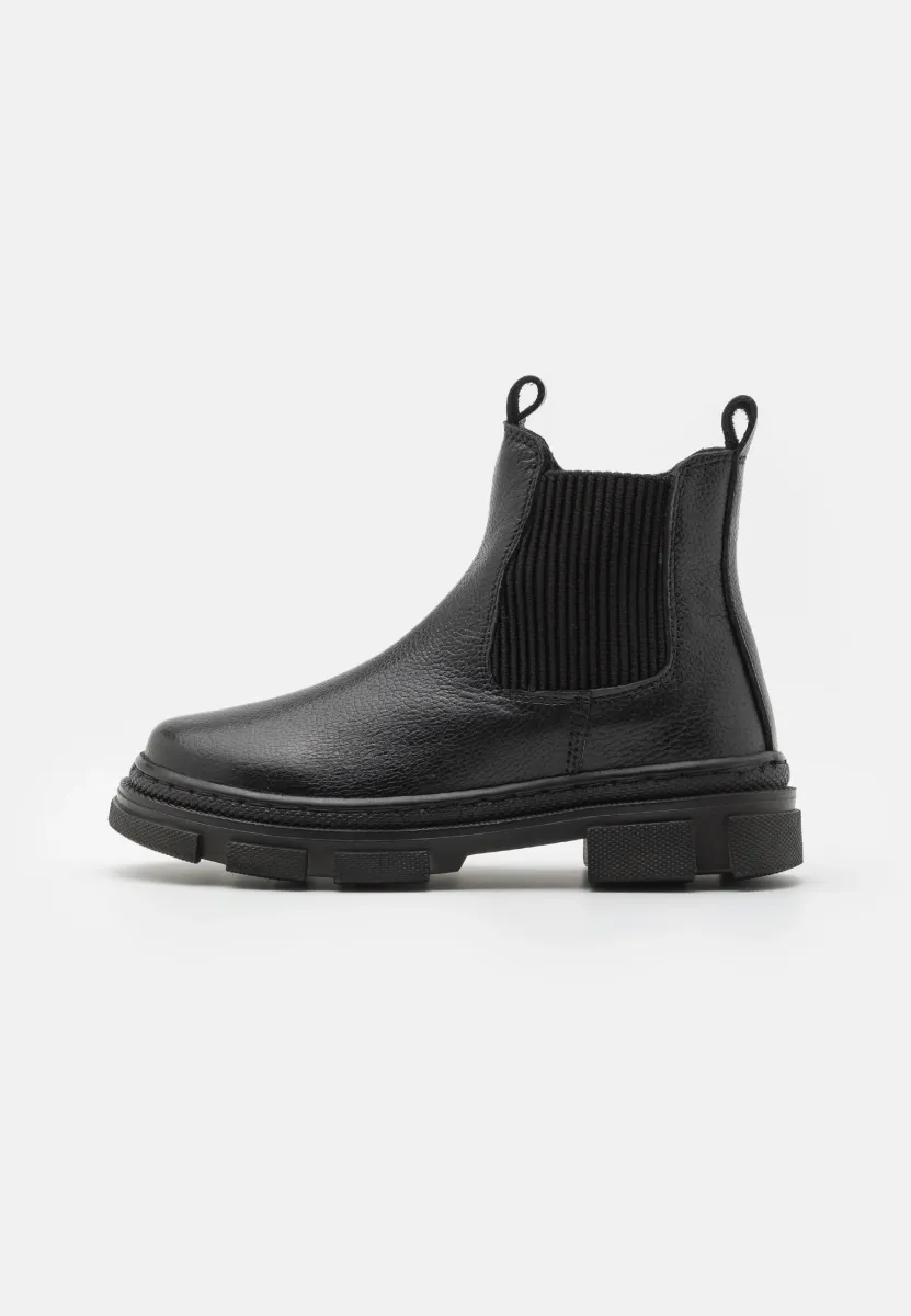 LEATHER - Stiefelette - black