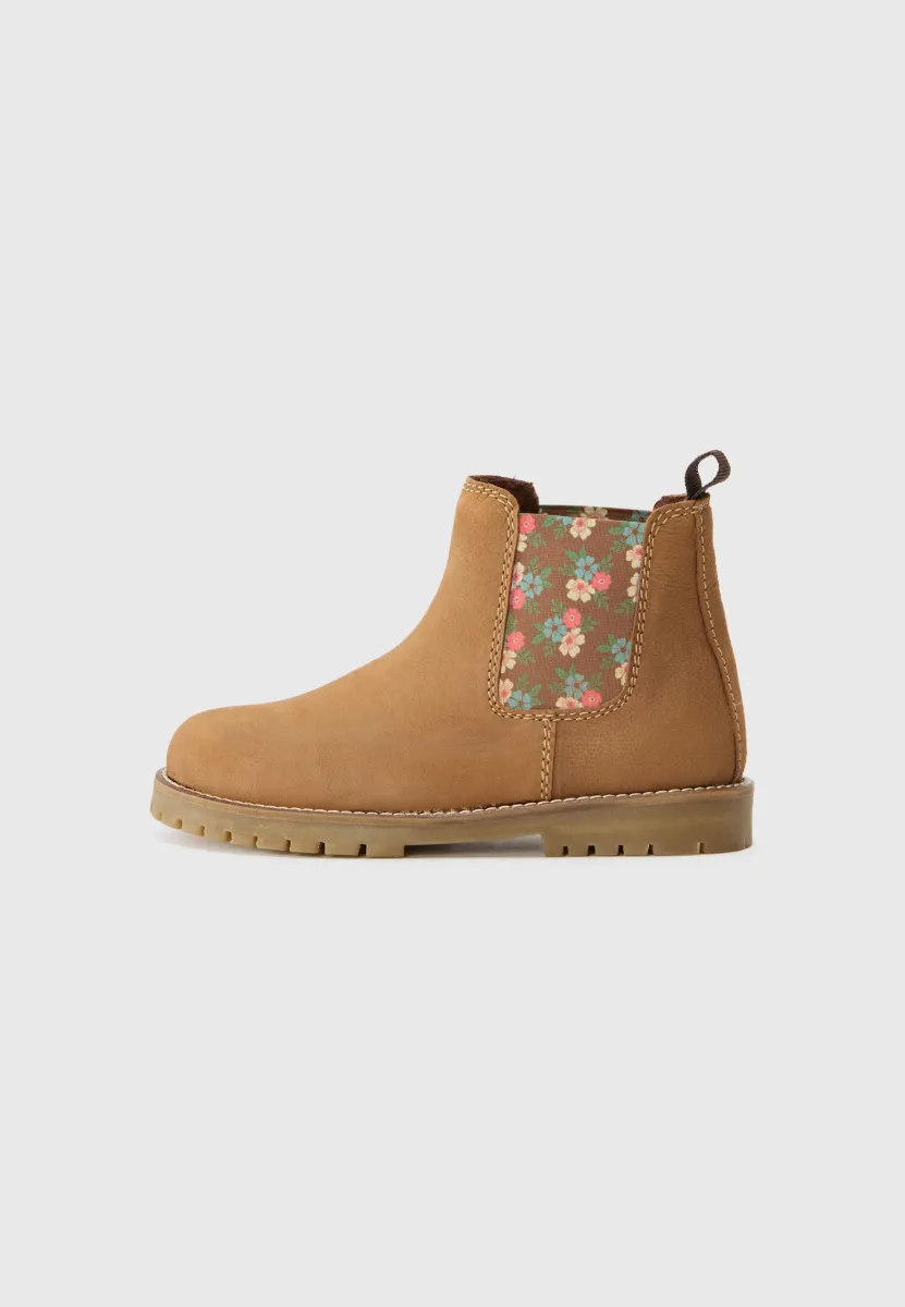 LEATHER - Stiefelette - cognac