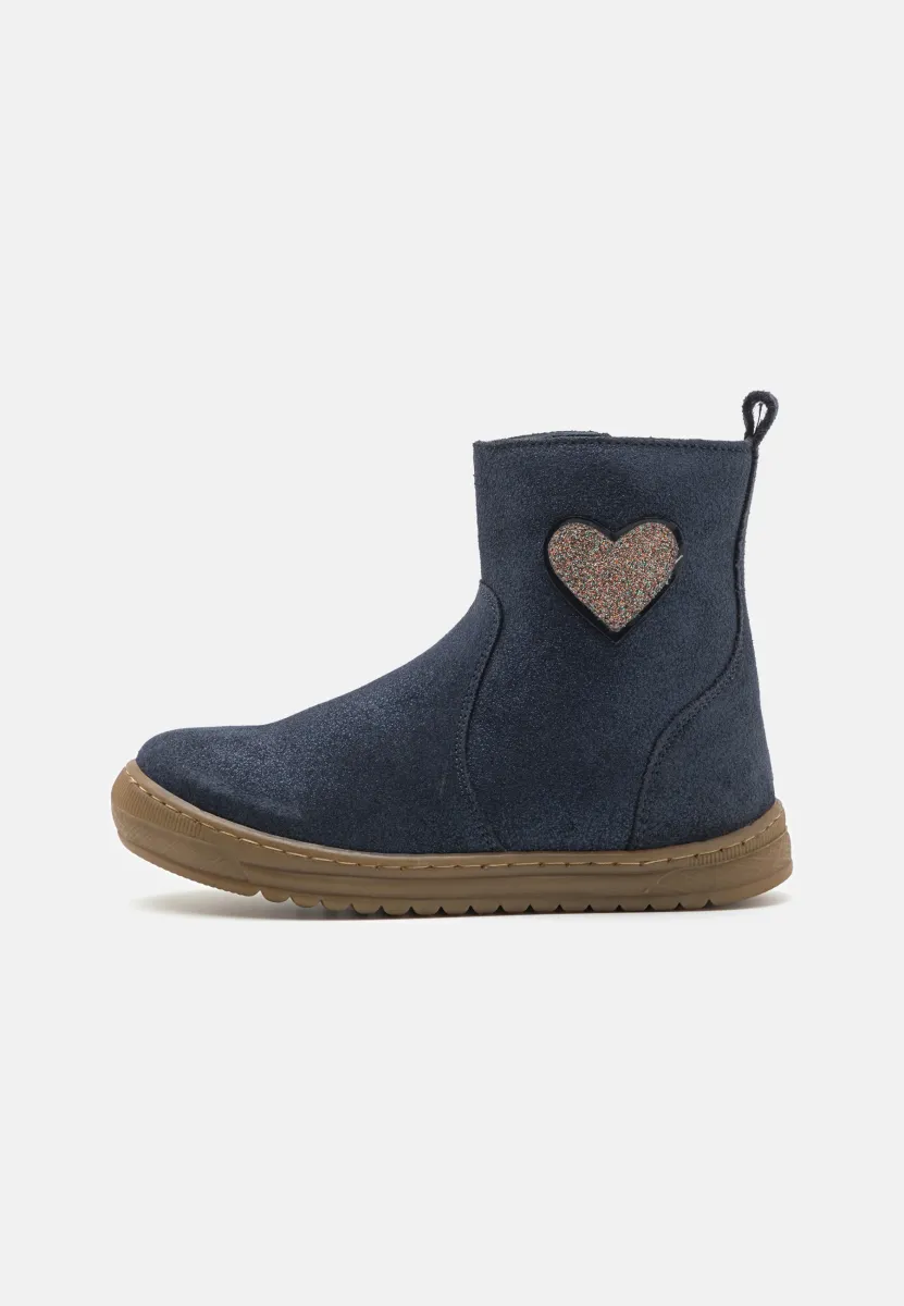 LEATHER - Stiefelette - dark blue