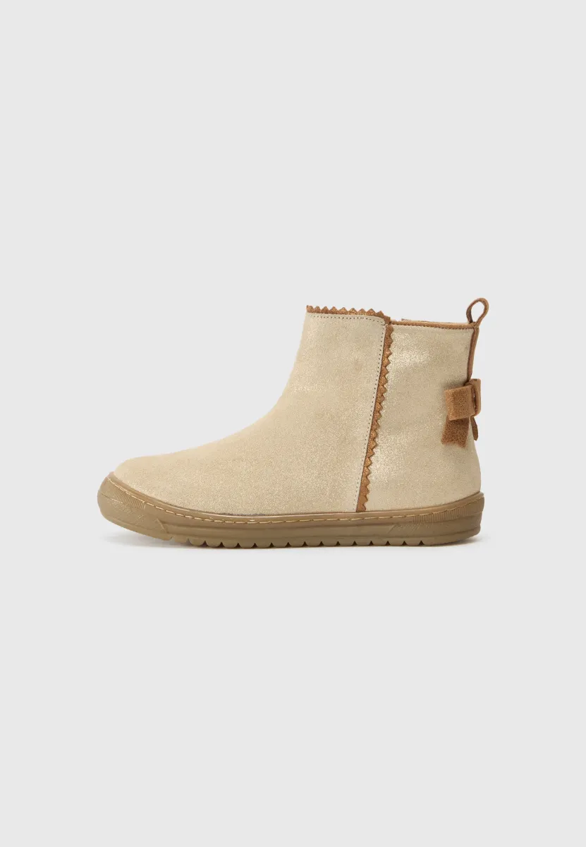 LEATHER - Stiefelette - gold-coloured