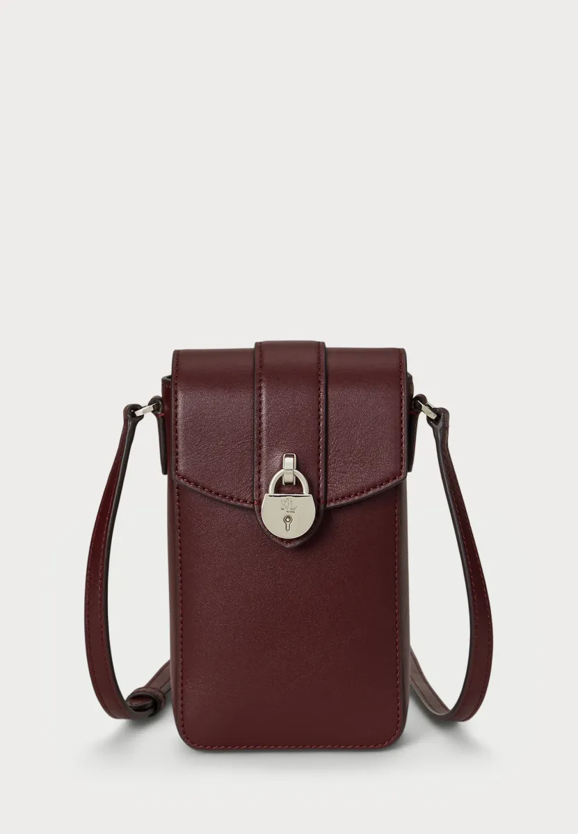 LEATHER TANNER CROSSBODY TECH CASE - Handytasche - dark garnet