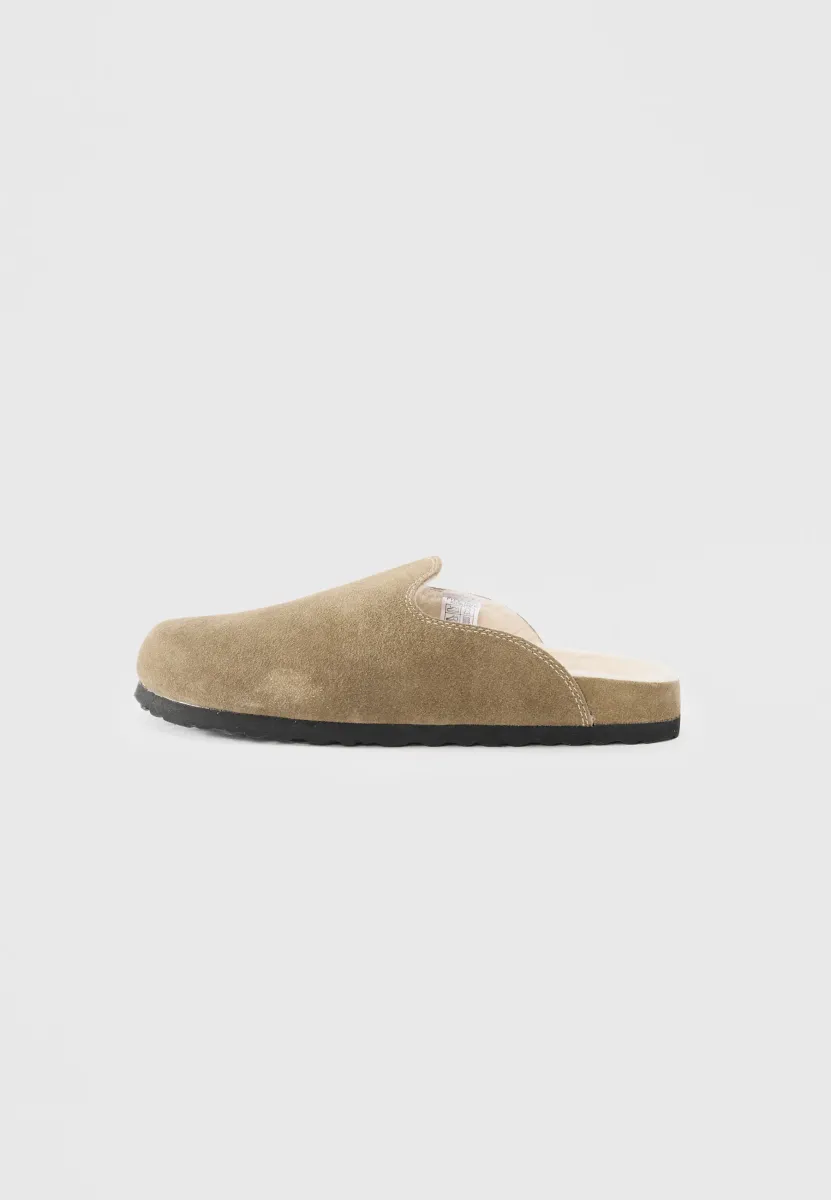 LEATHER UNISEX - Hausschuh - brown