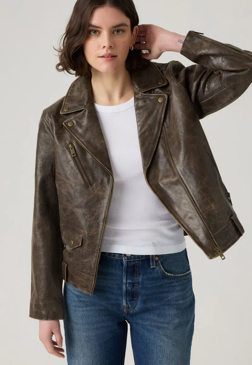 Lederjacke - brown