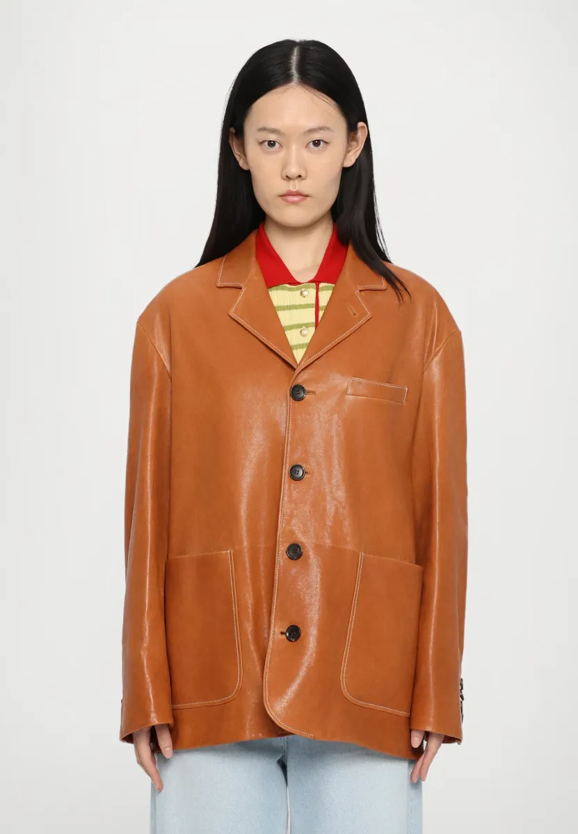 Lederjacke - brown