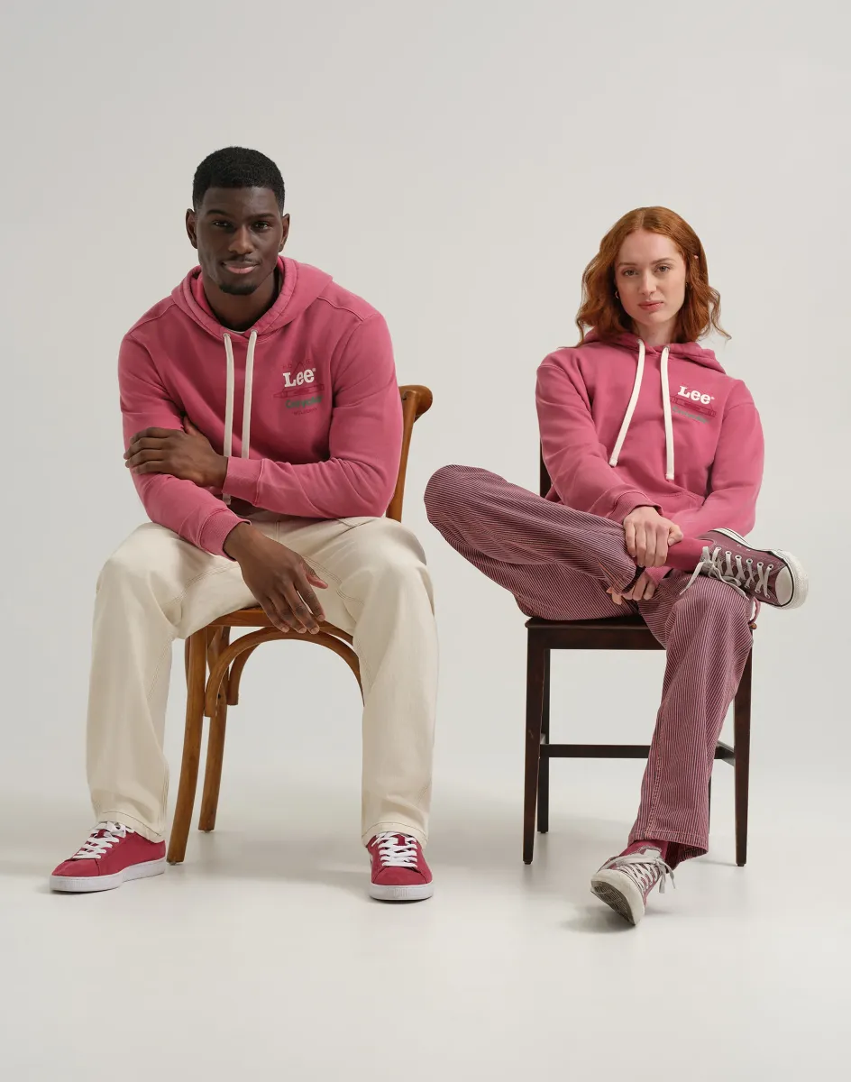 LEE x CRAYOLA HOODY UNISEX - Kapuzenpullover - mulberry
