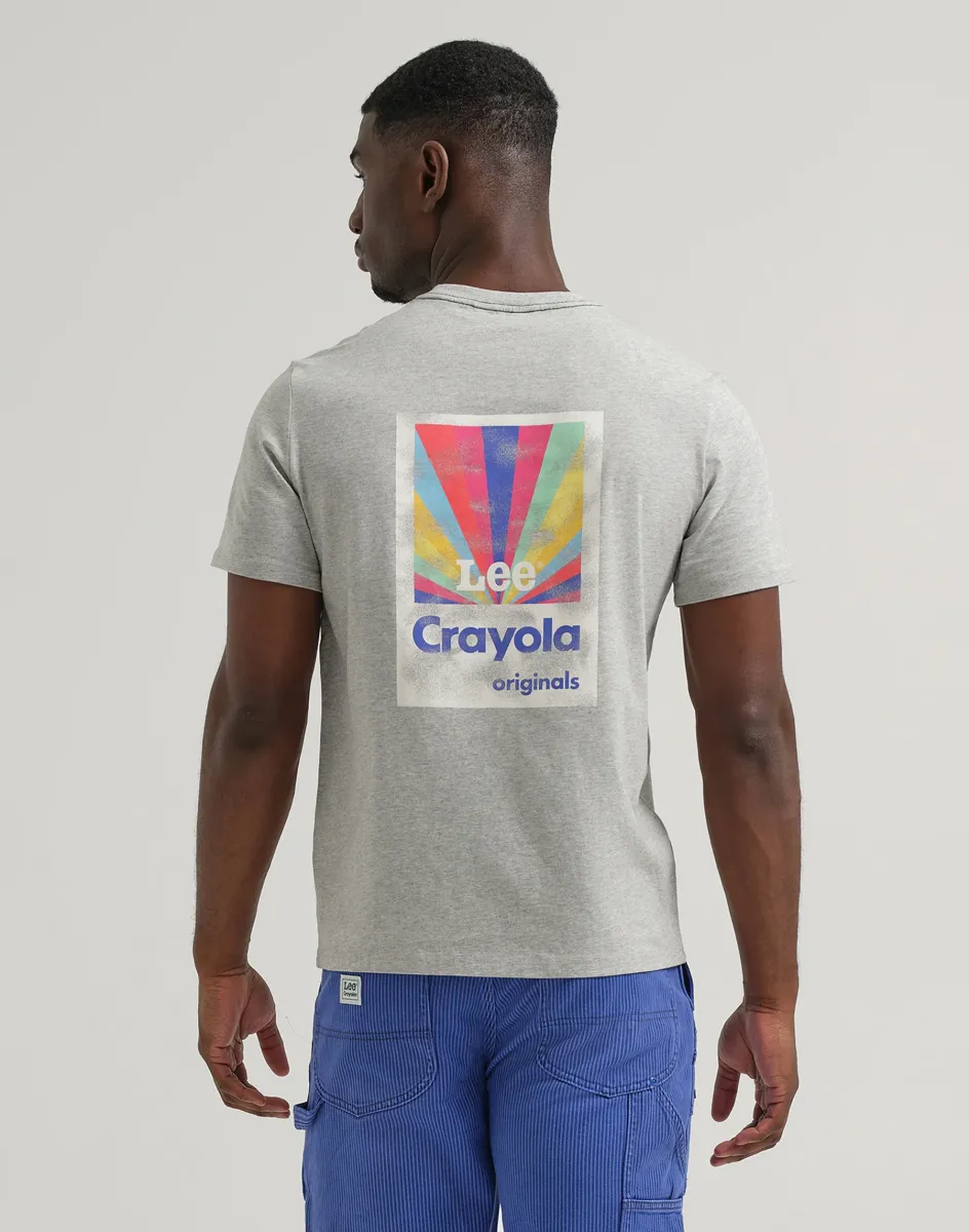 LEE x CRAYOLA TEE UNISEX - T-Shirt print - heather grey