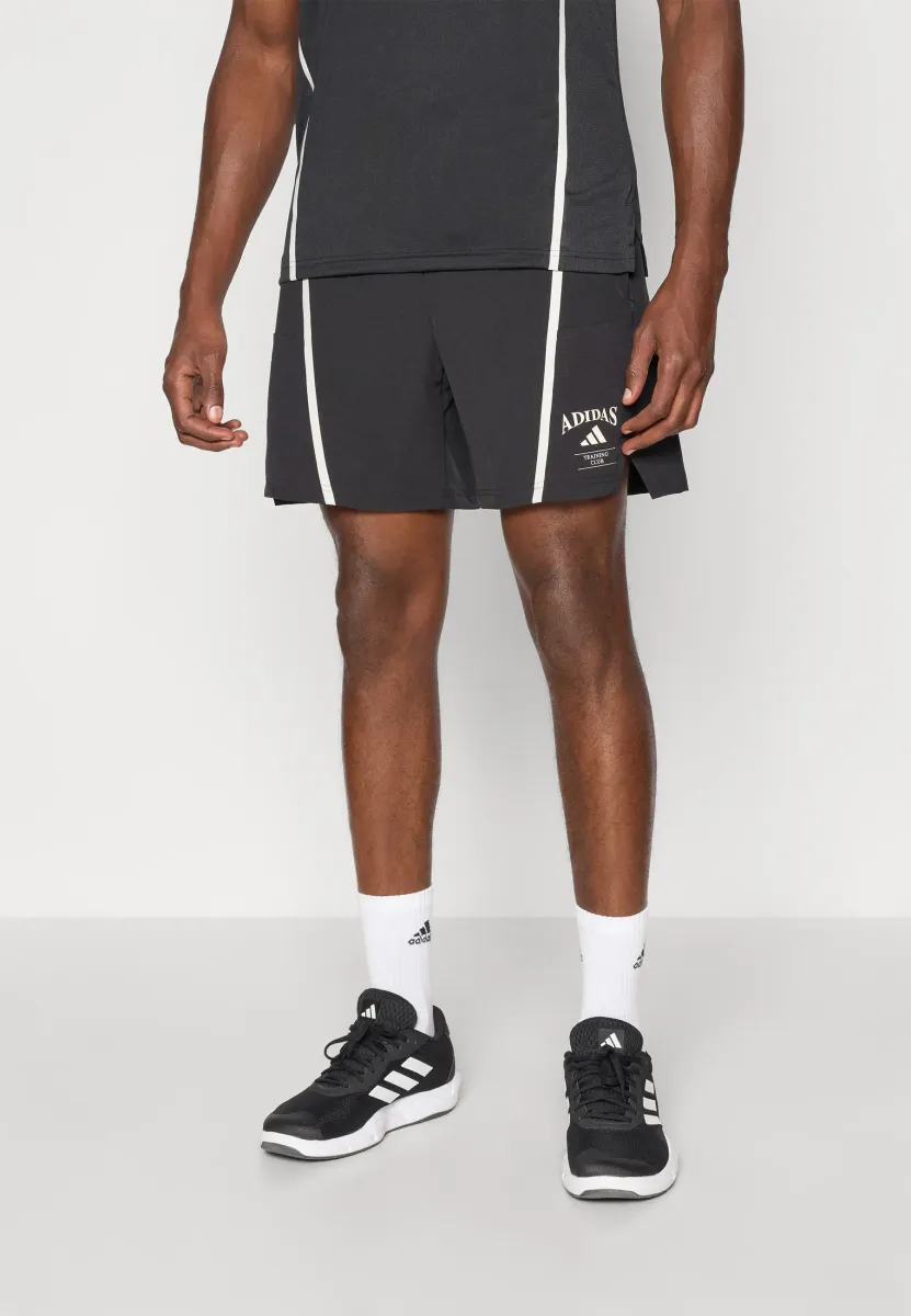 LEGACY - Kurze Sporthose - black/chalk white