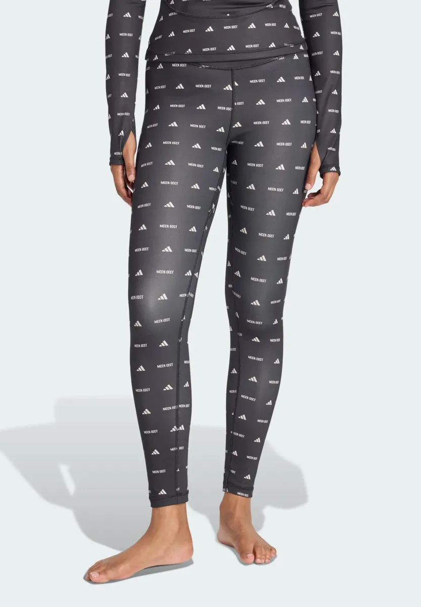 LEGGING - Tights - black/clear brown
