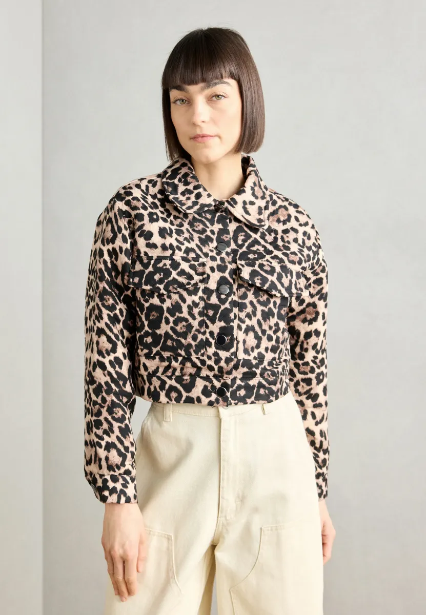 Leichte Jacke - black/brown