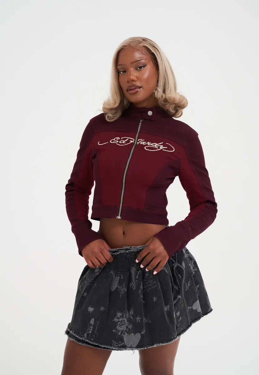 Leichte Jacke - burgundy