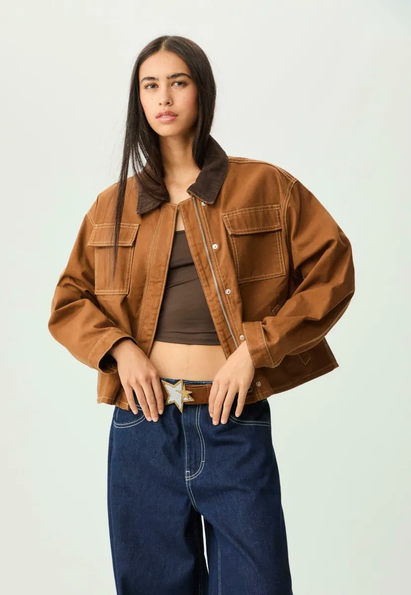 Leichte Jacke - camel