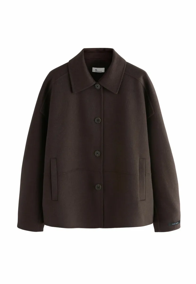 Leichte Jacke - chocolate brown