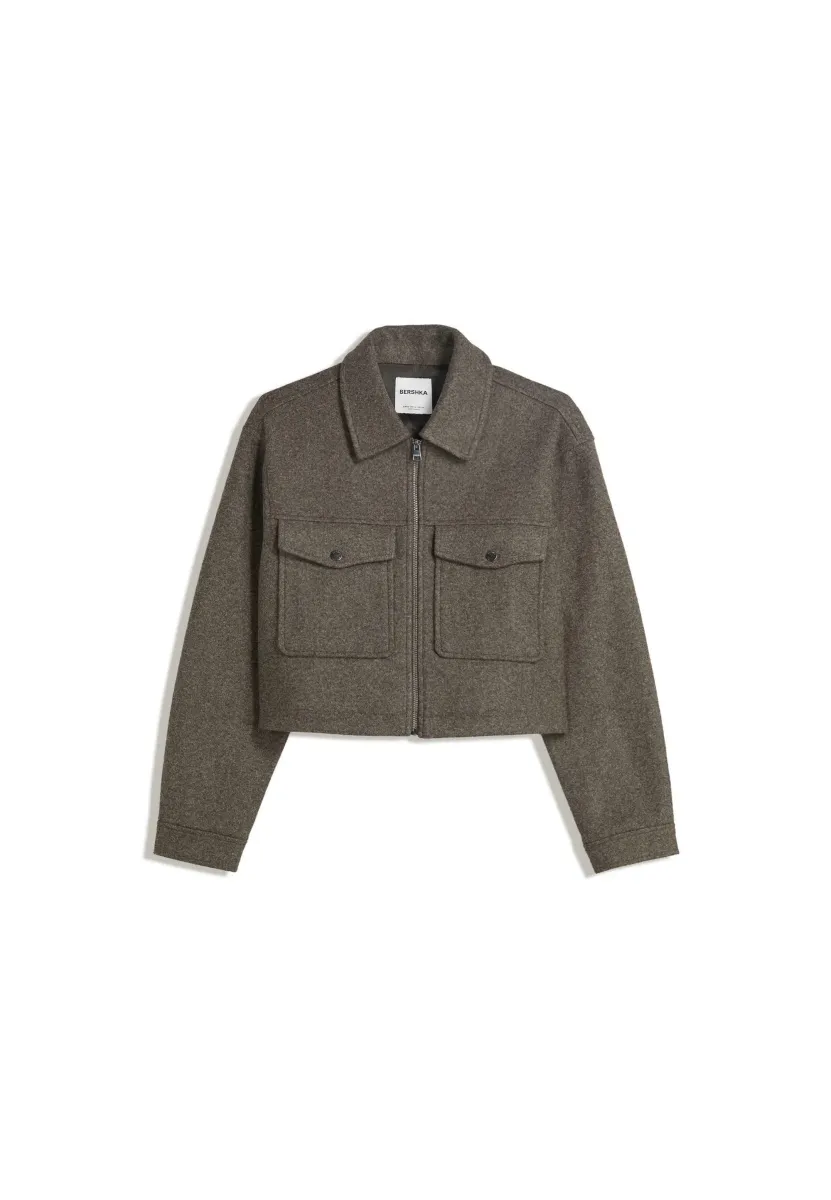Leichte Jacke - dark brown