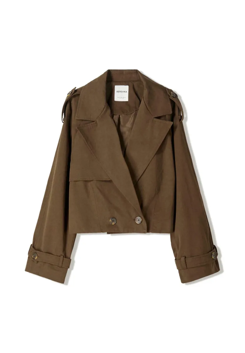 Leichte Jacke - dark brown