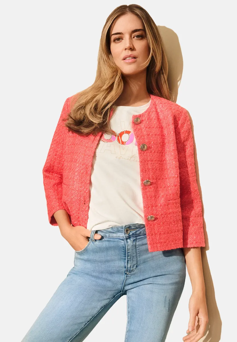 Leichte Jacke - hot coral