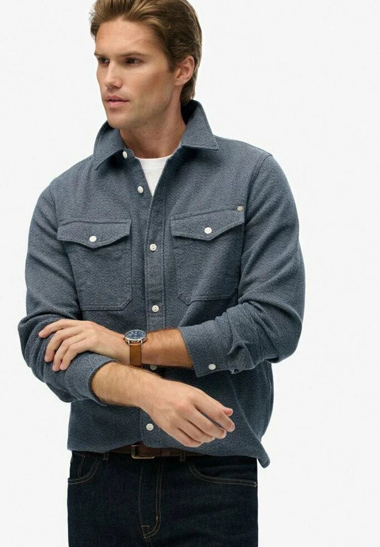 Leichte Jacke - indigo blue grindle