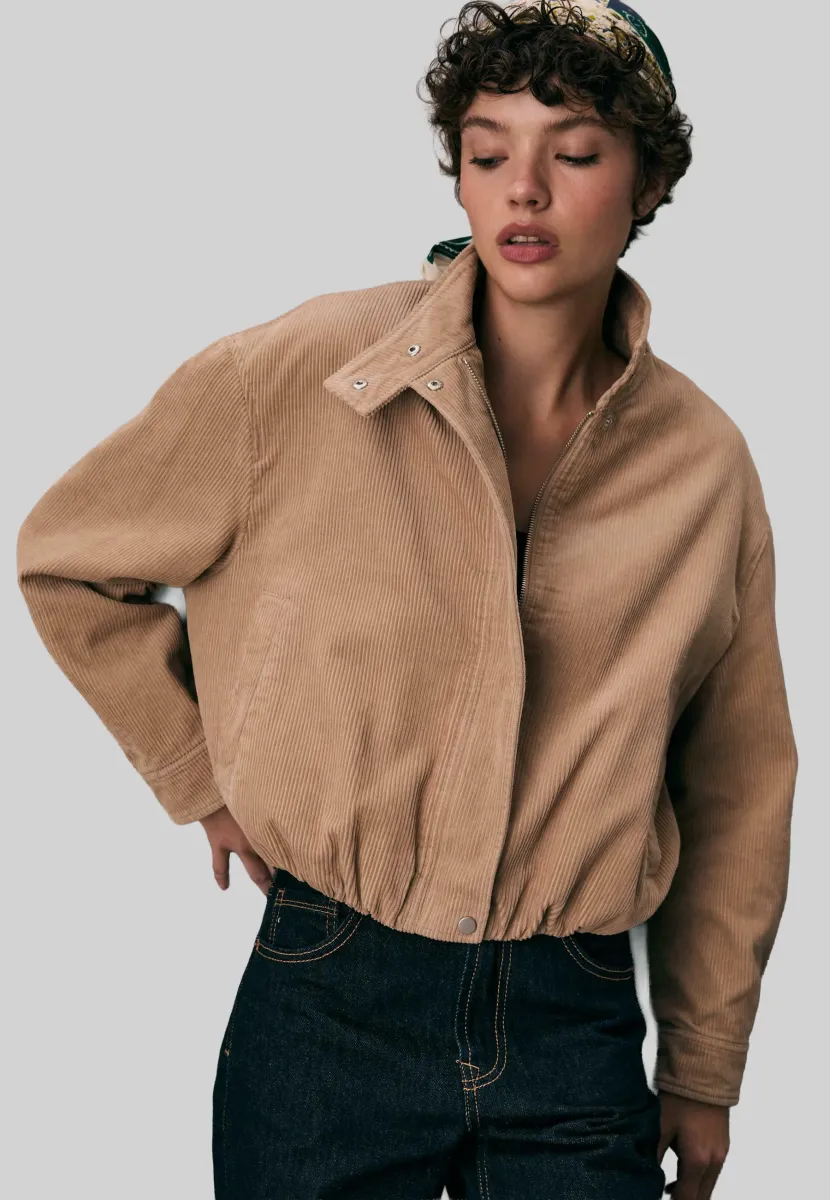 Leichte Jacke - stone