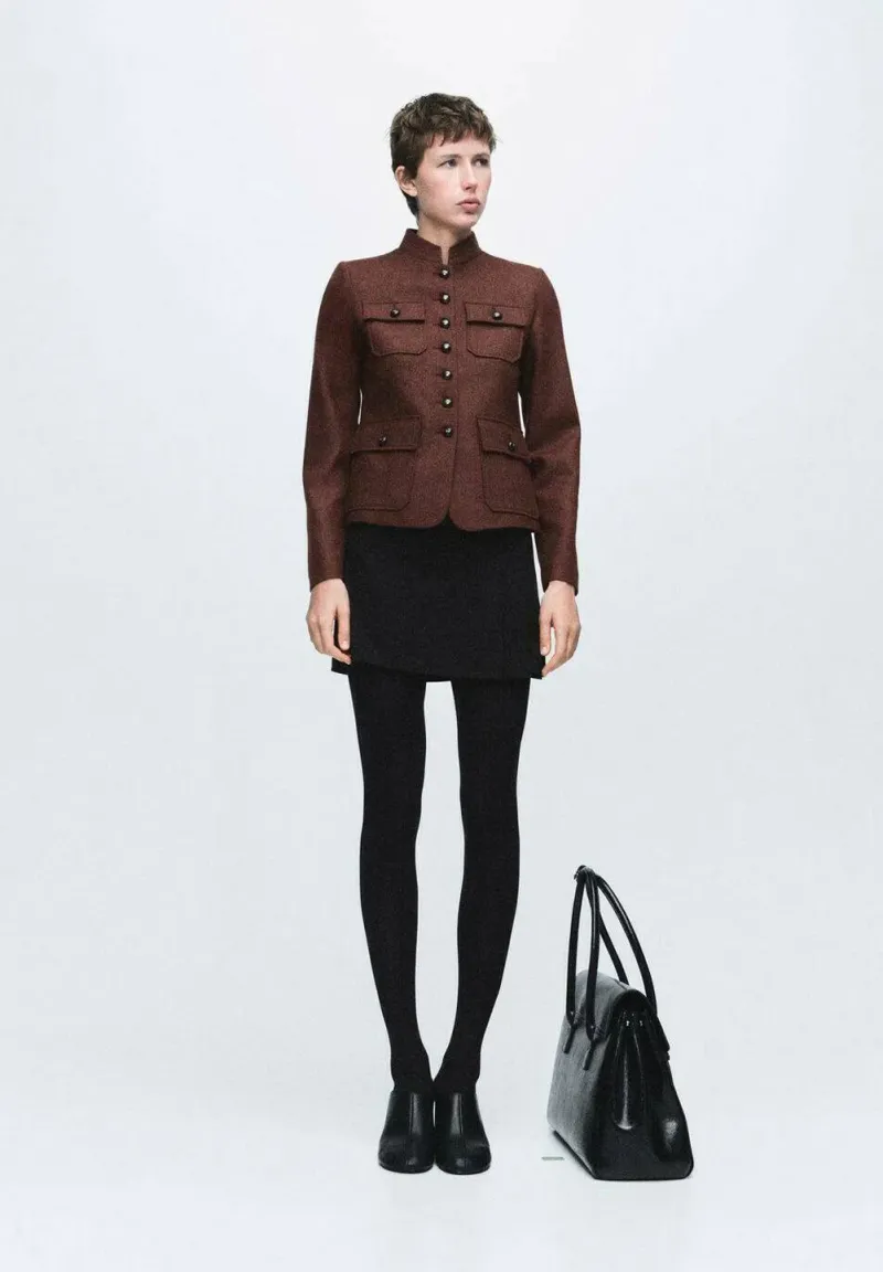 Leichte Jacke - tobacco brown