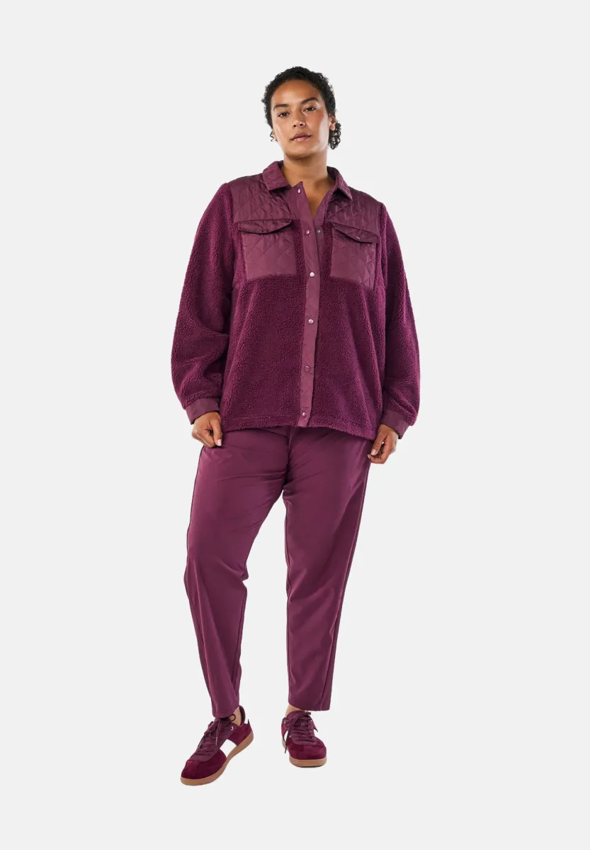 LEICHTE MIT TASCHEN - Jogginghose - grape wine