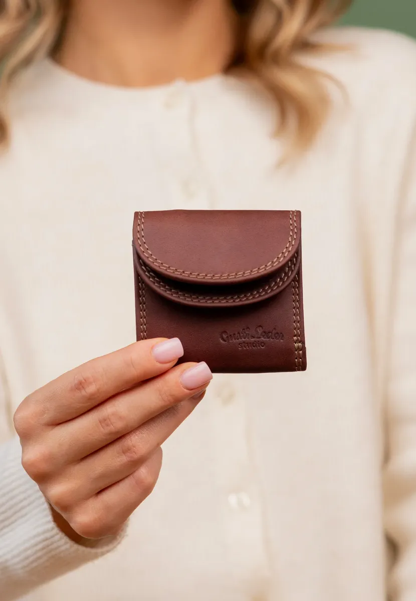 LEIF - Geldbörse - dark brown