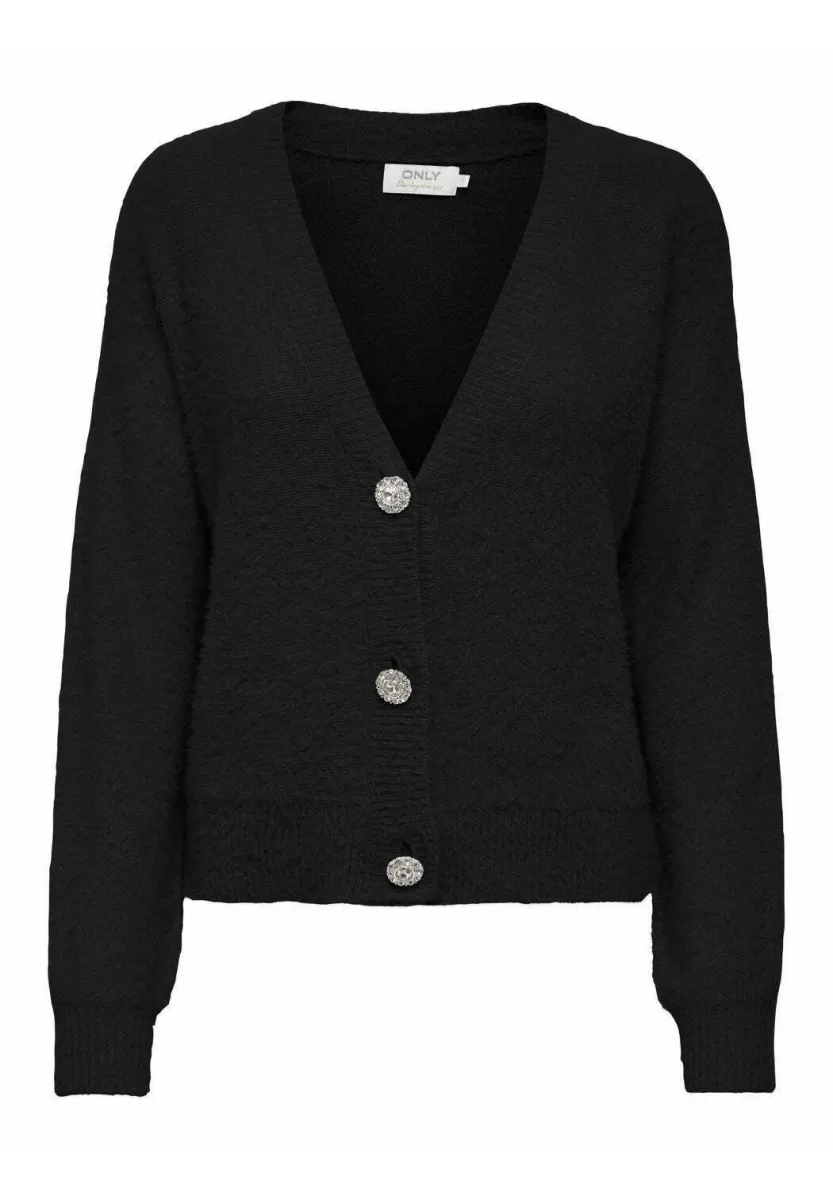 LELLA PIUMO - Strickjacke - nero