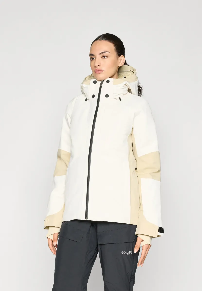 LENADO JACKET - Skijacke - white dune/gravel