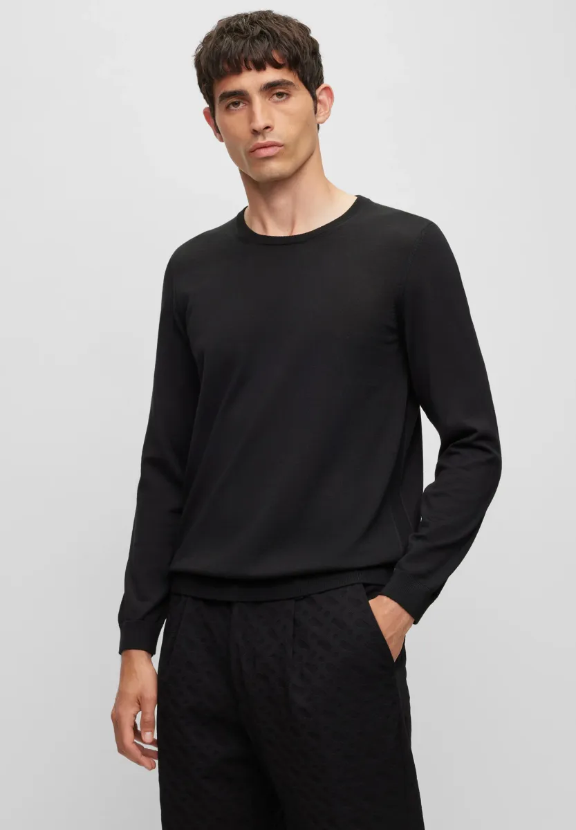 LENO-P - Strickpullover - black