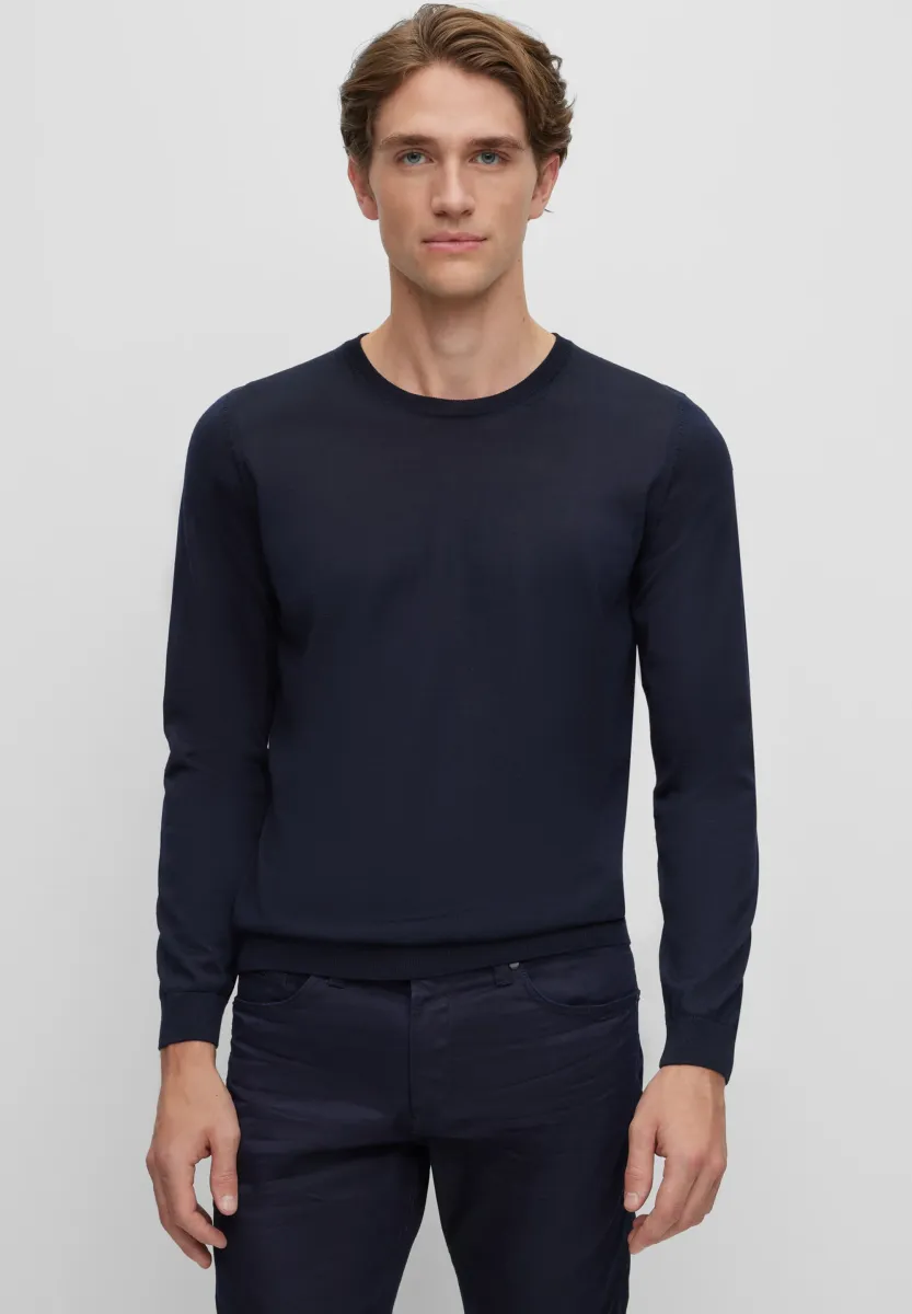 LENO-P - Strickpullover - dark blue