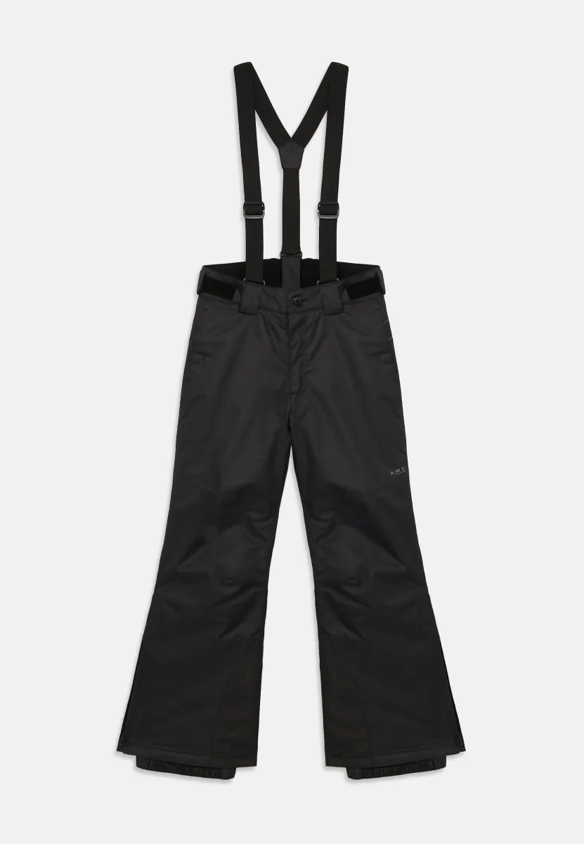 LENZEN UNISEX - Latzhose - basic black