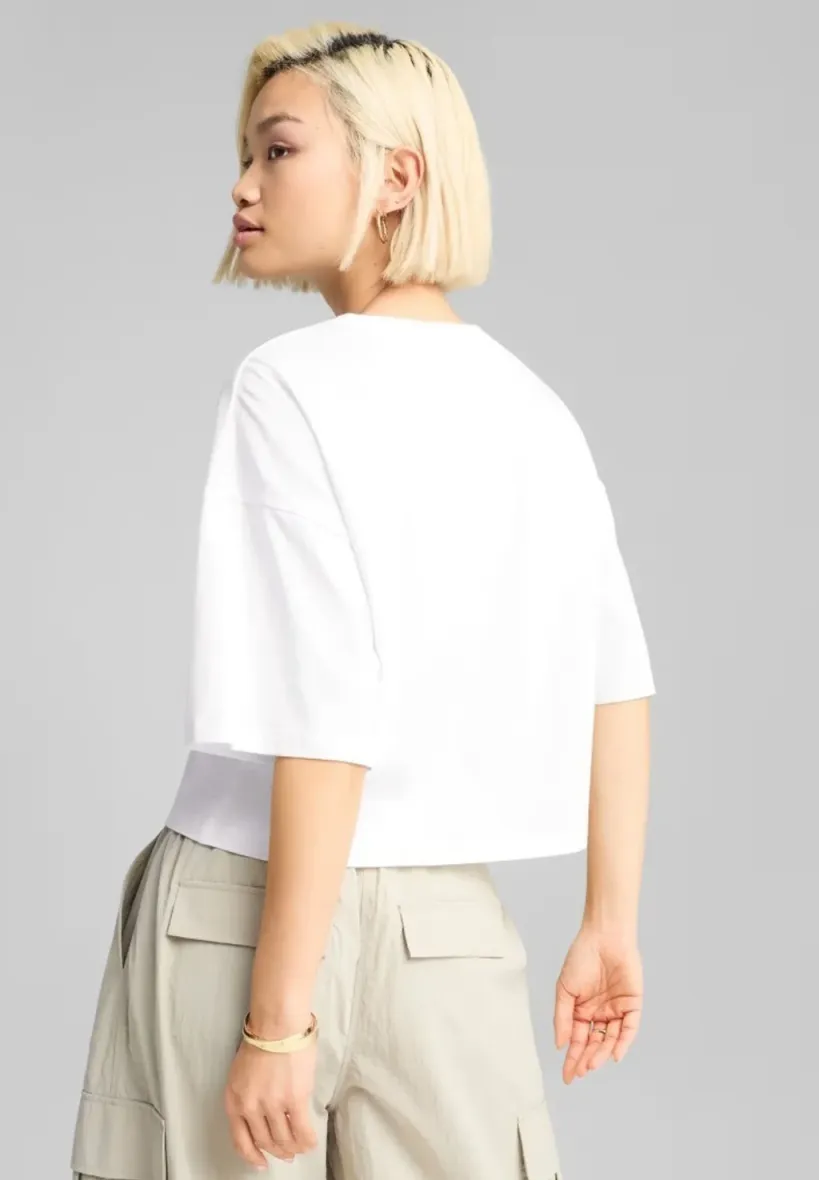 LEO LUXE - T-Shirt print - weiß