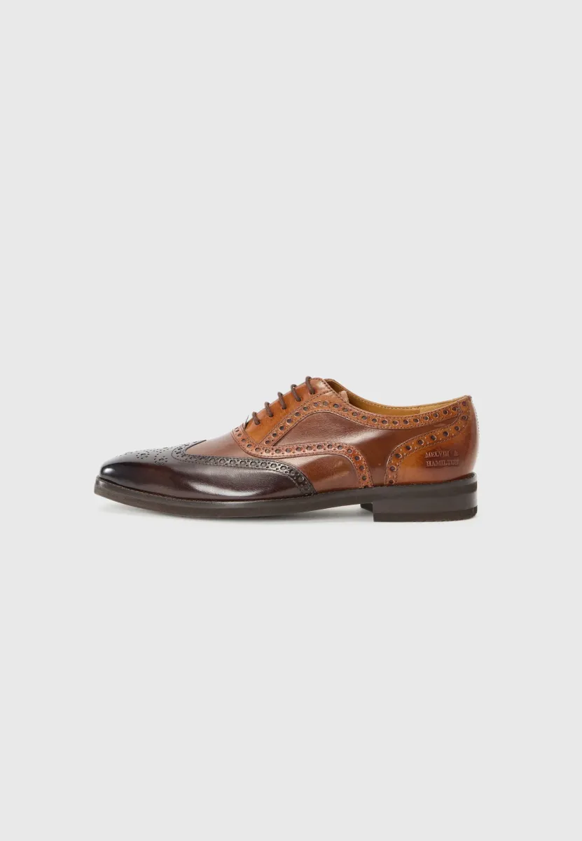 LEONARDO - Schnürer - espresso/rich tan