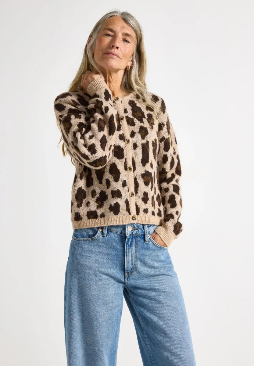 LEONE - Strickjacke - beige