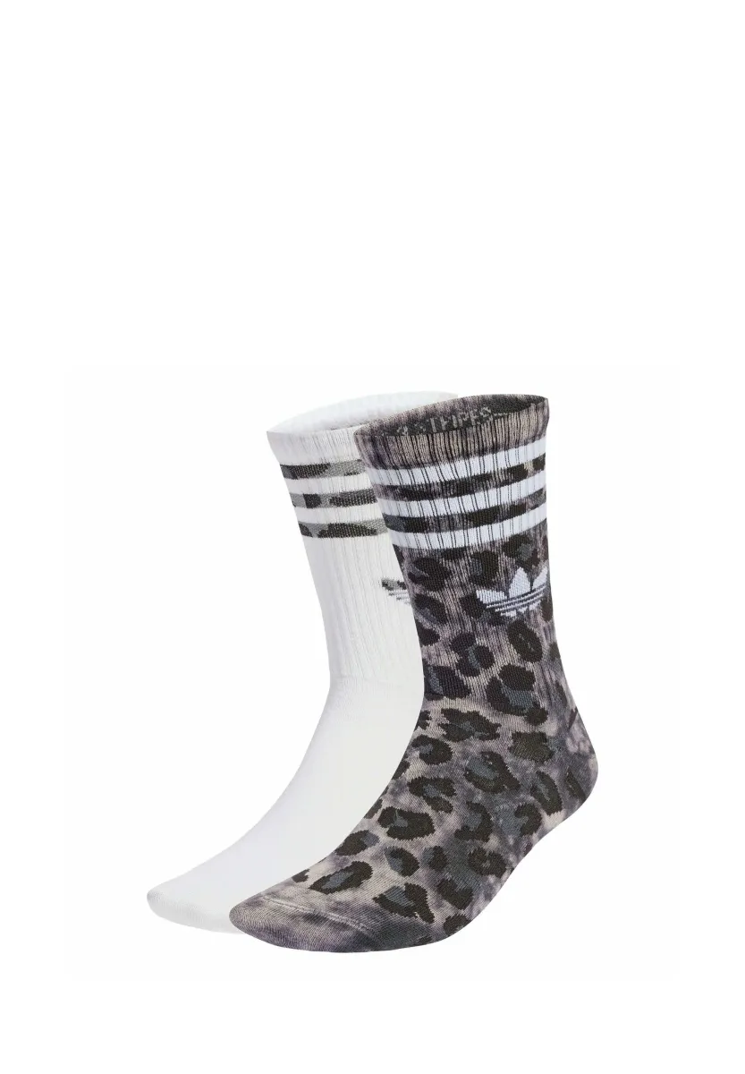 LEOPARD CREW 2 PACK - Socken - carbon black