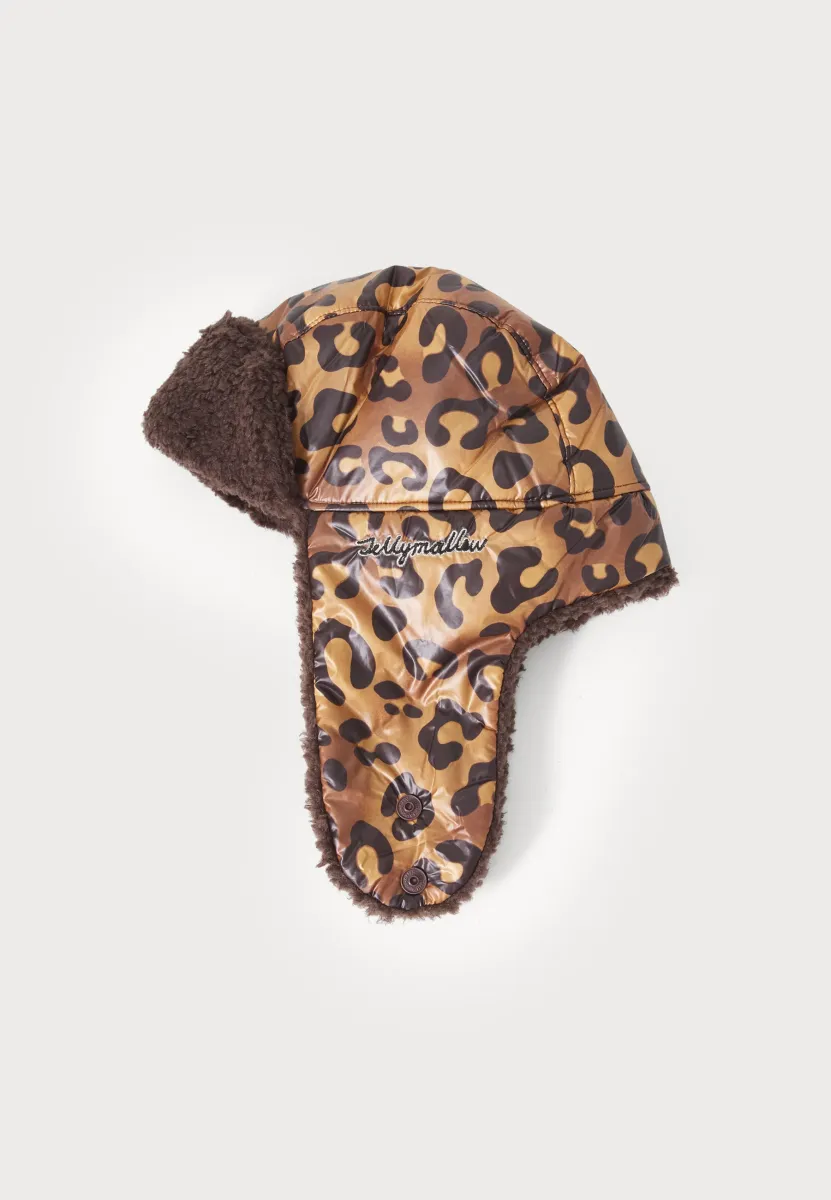 LEOPARD EARFLAP HAT UNISEX - Mütze - brown